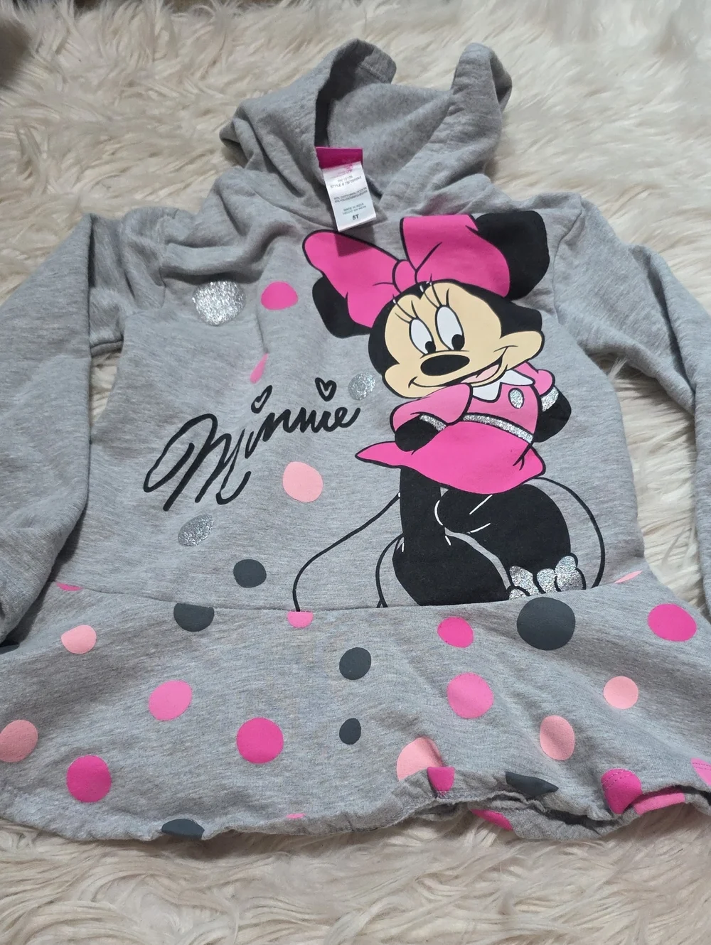Disney Minnie Hoodie- 5T